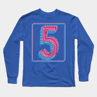 My lucky number Five 5 Long Sleeve T-Shirt